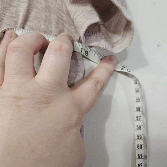 Altar'd State Baby Pink Short Sleeve Top With Layered Hem! - Picture 4 of 5